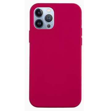 Capa de Silicone Líquido para iPhone 15 Pro - Cor-de-Rosa Forte