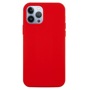 Capa de Silicone Líquido para iPhone 15 Pro - Vermelho