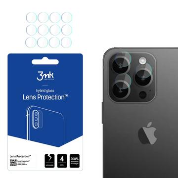 Protetor de Lente de Câmara 3MK Hybrid para iPhone 15 Pro Max - 4 Unidades