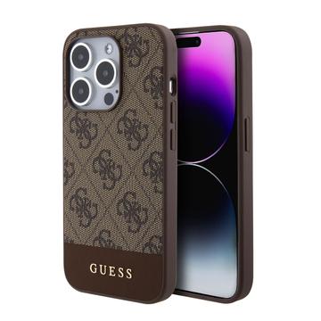 Capa para iPhone 15 Pro Max Guess 4G Stripe - Compatível com MagSafe