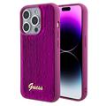 Capa Guess Sequin Script Logo para iPhone 15 Pro Max - Magenta