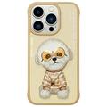 Capa Cão para iPhone 15 Pro Max Nimmy Friends Glasses Cool - Cáqui