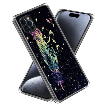 Capa em TPU Stylish Ultra-Slim para iPhone 15 Pro Max - Pena