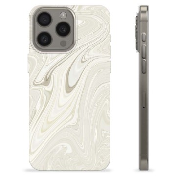 Capa de TPU - iPhone 15 Pro Max - Mármore Pérola