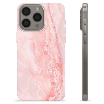 Capa de TPU - iPhone 15 Pro Max - Mármore Rosa