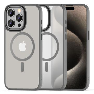 Capa para iPhone 15 Pro Max Tech-Protect Magmat 2 - Compatível com MagSafe - Titânio mate