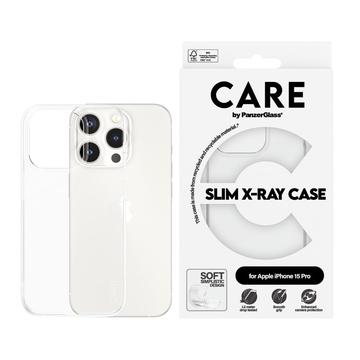 Capa para iPhone 15 Pro PanzerGlass Care Fashion Slim X-Ray - Transparente