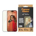 Protetor de ecrã PanzerGlass EyeCare Ultra-Wide Fit EasyAligner para iPhone 15 Pro - Bordo preto