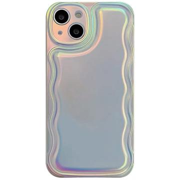 Capa Radiant Wavy Laser Aurora para iPhone 15