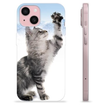 Capa de TPU - iPhone 15 - Gato