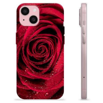 Capa de TPU - iPhone 15 - Rosa