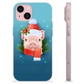 Capa de TPU - iPhone 15 - Porquinho de Inverno