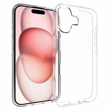 Capa de TPU Antiderrapante para iPhone 16 - Transparente