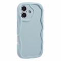 Capa TPU Candy Color Wavy para iPhone 16