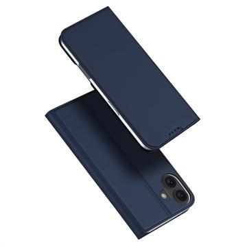 Capa Flip Dux Ducis Skin Pro para iPhone 16 - Azul