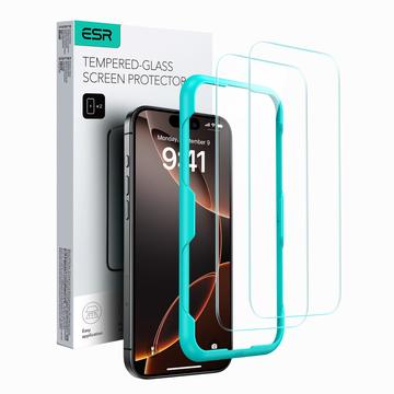 Protector de Ecrã ESR para iPhone 16 - 9H, 0.3mm - 2 Unidades