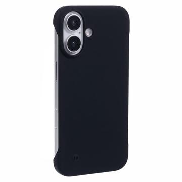 Capa de Plástico Sem Moldura para iPhone 16 - Preto