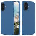 Capa de Silicone Líquido para iPhone 16 - Azul