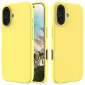 Capa de Silicone Líquido para iPhone 16 - Amarelo