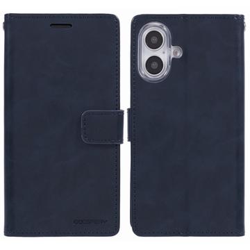 Capa de carteira para iPhone 16 Mercury Goospery Blue Moon - Azul escuro