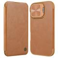 Capa flip para iPhone 16 Nillkin Qin Prop