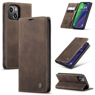 Bolsa Tipo Carteira Caseme 013 Series para iPhone 16 Plus - Café