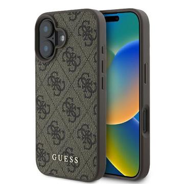 Capa Híbrida Guess 4G Metal Gold Logo para iPhone 16 Plus