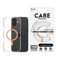 Capa PanzerGlass Care Transparent Urban Combat para iPhone 16 Plus - Compatível com MagSafe