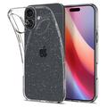 Capa Spigen Liquid Crystal Glitter para iPhone 16 Plus - Transparente