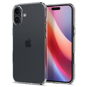 Capa de TPU Spigen Liquid Crystal para iPhone 16 Plus - Transparente