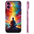 Capa de TPU - iPhone 16 Plus - Meditação