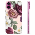 Capa de TPU - iPhone 16 Plus - Flores Românticas