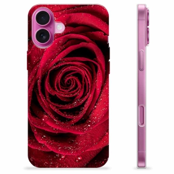 Capa de TPU - iPhone 16 Plus - Rosa