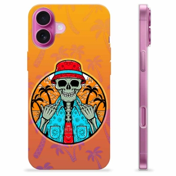 Capa de TPU - iPhone 16 Plus - Verão Esqueleto