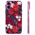 Capa de TPU - iPhone 16 Plus - Flores Vintage