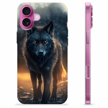 Capa de TPU - iPhone 16 Plus - Lobo