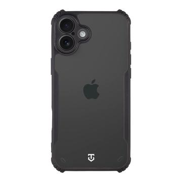 Capa com cantos reforçados Tactical Quantum Stealth para iPhone 16 Plus - Transparente / Preto