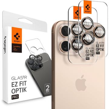 Protetor de Câmara Spigen Glas.tR Ez Fit Optik Pro para iPhone 16 Pro/16 Pro Max - Titânio Desert