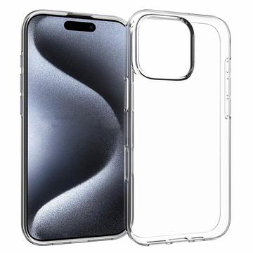 Capa de TPU Antiderrapante para iPhone 16 Pro - Transparente