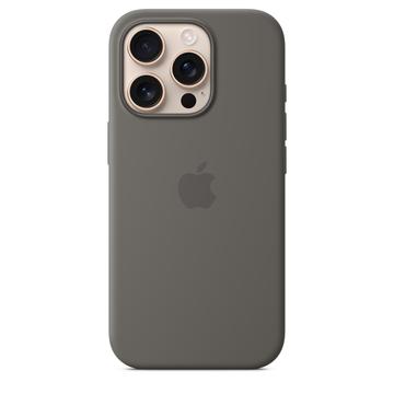 Capa em Silicone com MagSafe para iPhone 16 Pro Apple MYYL3ZM/A - Cinza pedra