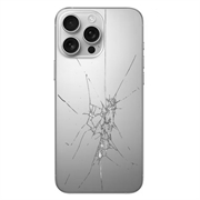 Reparação da capa traseira do iPhone 16 Pro - só vidro - Natural Titanium