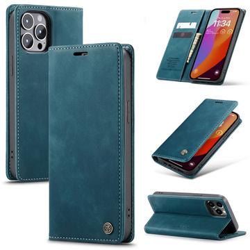 Bolsa Tipo Carteira Caseme 013 Series para iPhone 16 Pro - Azul