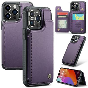 Capa Caseme C22 para iPhone 16 Pro Carteira para cartões RFID