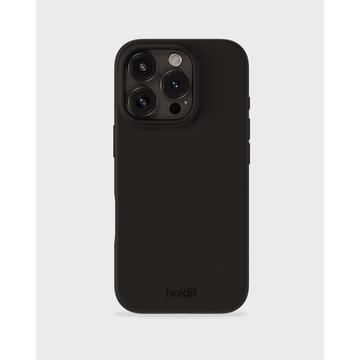 Capa de silicone Holdit para iPhone 16 Pro - Preto