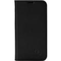 Bolsa tipo Flip de Couro JT Berlin BookCase Tegel para iPhone 16 Pro - Preto