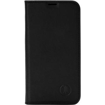 Bolsa tipo Flip de Couro JT Berlin BookCase Tegel para iPhone 16 Pro - Preto