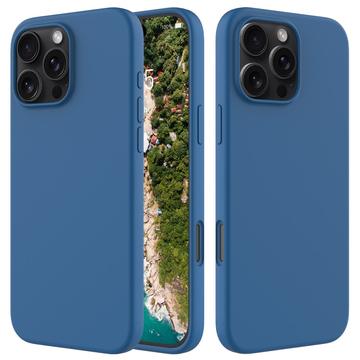 Capa de Silicone Líquido para iPhone 16 Pro - Azul