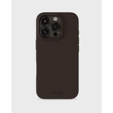 Capa de silicone Holdit para iPhone 16 Pro Max - Preto