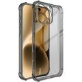 Capa de TPU Imak Drop-Proof para iPhone 16 Pro Max - Preto Transparente