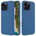 Capa de Silicone Líquido para iPhone 16 Pro Max - Azul